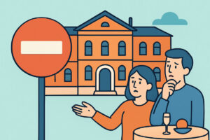 Historiallisen rakennuksen rajoitukset juhlissa
