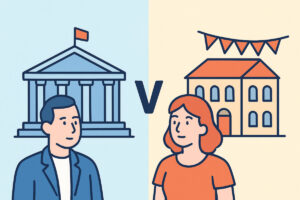 Kunnallinen tila vai yksityinen juhlatila – erot