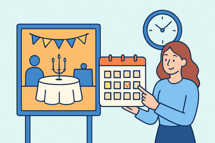 Pikkujoulutilan varaaminen – aikataulu ja saatavuus